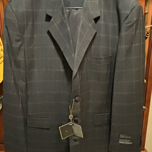 Stacy Adam’s suit with vest (jacket pants and vest) BRAND NEW W TAGS